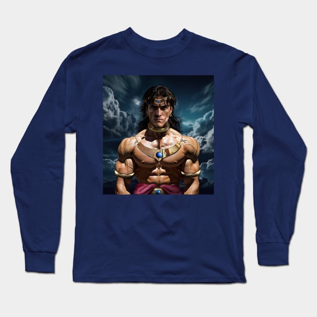 Realistic Broly base form Long Sleeve T-Shirt by Shibuz4.art